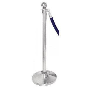 CHRselect Pilier de Barrière Inox | 11kg | Haut Boule | 95cm