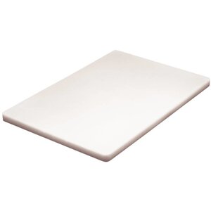 CHRselect Planche à Découper Hygiplas - Basse Densité - 300x450x20mm - Blanche
