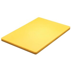CHRselect Planche à Découper Hygiplas - Basse Densité - 350x450x20mm - Jaune