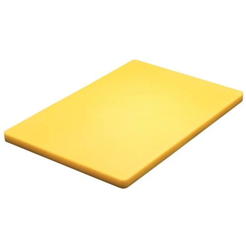 CHRselect Planche à Découper Hygiplas - Basse Densité - 350x450x20mm - Jaune