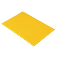 Planche à Découper Anti-Bactérienne - HYGIPLAS - Jaune - 305x460x13(h)mm