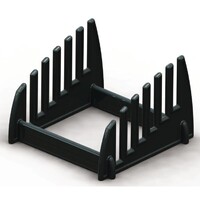 Support Pour Planches à Découper - Plastique - Hygiplas - 6 Fentes De 14mm