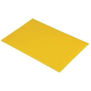 Hygiplas Planche à Découper - Hygiplas - Haute Densité - 600x450x12mm - Jaune