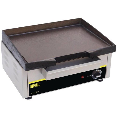 Buffalo Plaque De Cuisson Électrique - Plaque Fonte - Corps Inox - 1,8kW - 440x370x230(h)mm Buffalo Plaque De Cuisson Électrique - Plaque Fonte - Corps Inox - 1,8kW - 440x370x230(h)mm