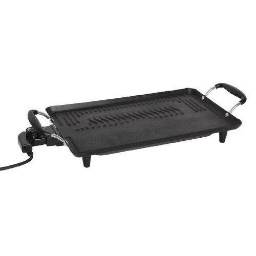 CHRselect Grill Électrique - Anti-Adhésif - 230V - 460(l)x280(p)x65(h)mm