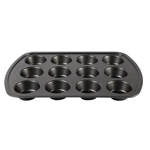 CHRselect Plaque à Pâtisserie 12 Grands Moules à Muffins - Ø74x30(p)mm