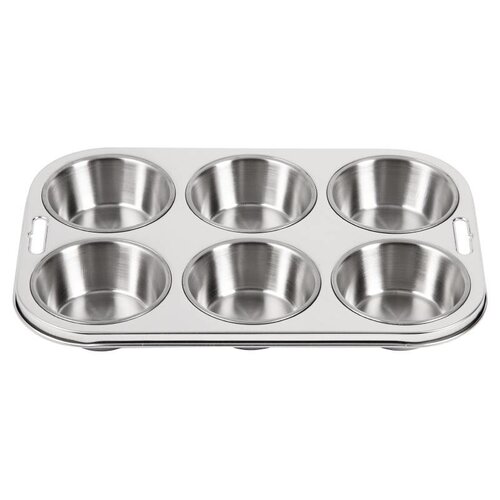 CHRselect Plaque De 6 Moules à Muffins Profonds - 270(L)x185(P)mm