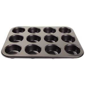 CHRselect Moule à 12 Muffins - Anti-Adhésive - 30(p)mm