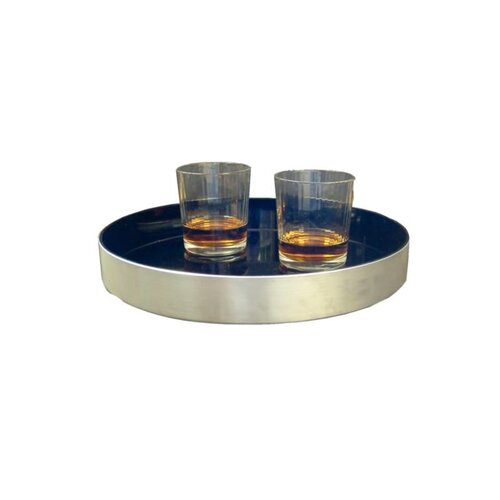 CHRselect Plateau De Bar Anti-Dérapant - Aluminium Brossé - Ø330x50(H)mm CHRselect Plateau De Bar Anti-Dérapant - Aluminium Brossé - Ø330x50(H)mm
