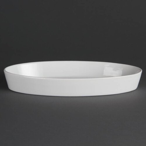 CHRselect Plat à Sole Ovale Blanc - Olympia - 283x152mm - 6 Pièces