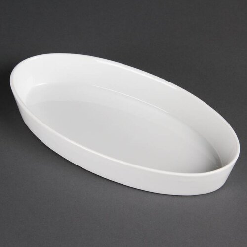 CHRselect Plat à Sole Ovale Blanc - Olympia - 283x152mm - 6 Pièces
