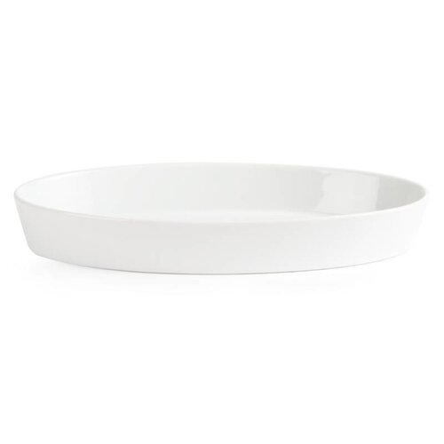 CHRselect Plat à Sole Ovale Blanc - Olympia - 283x152mm - 6 Pièces