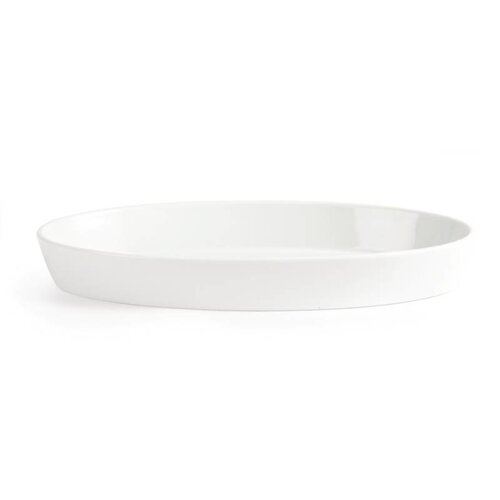 CHRselect Plat à Sole Ovale Blanc - Olympia - 330x180mm - 6 Pièces