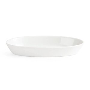 CHRselect Plat à Sole Ovale Blanc - Olympia - 184x103mm - 6 Pièces