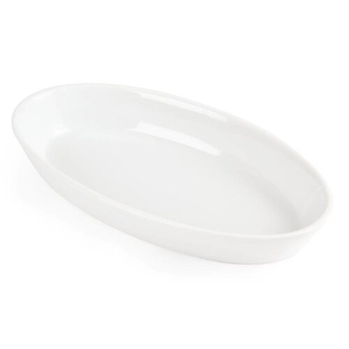 CHRselect Plat à Sole Ovale Blanc - Olympia - 184x103mm - 6 Pièces