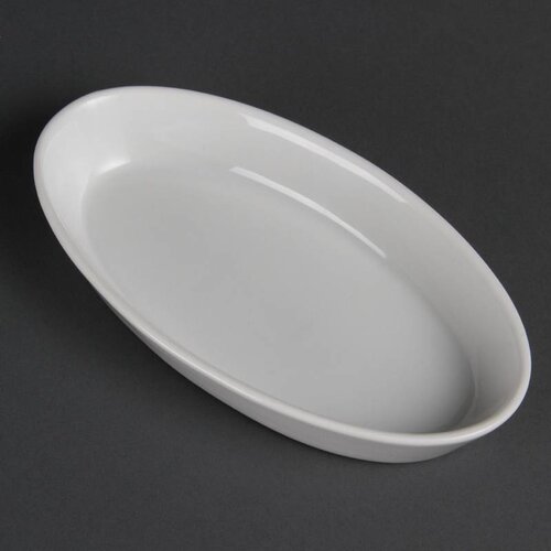 CHRselect Plat à Sole Ovale Blanc - Olympia - 184x103mm - 6 Pièces