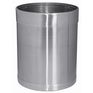 CHRselect Corbeille à Papier Inox - 10,2 Litres - 224Øx280(h)mm