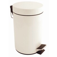 Poubelle à Pédale Blanche - 3 Litres