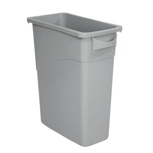 Rubbermaid Conteneur Slim Jim Rubbermaid - Gris - 60 Litres