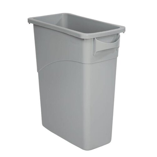 Rubbermaid Conteneur Slim Jim Rubbermaid - Gris - 60 Litres
