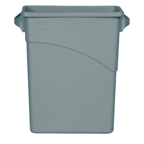 Rubbermaid Conteneur Slim Jim Rubbermaid - Gris - 60 Litres