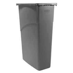 Rubbermaid Conteneur Slim Jim Rubbermaid - Gris - 87 Litres