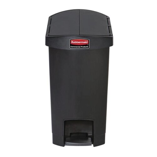 Rubbermaid Poubelle à Pédale Latérale - Slim Rubbermaid - Noire - 30 Litres Rubbermaid Poubelle à Pédale Latérale - Slim Rubbermaid - Noire - 30 Litres