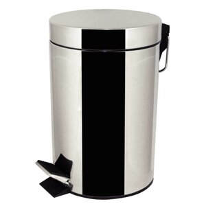 CHRselect Poubelle à Pédale Inox - 3 Litres