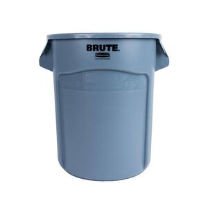 Rubbermaid Poubelle Ronde Rubbermaid - Brute - Gris - 75 Litres