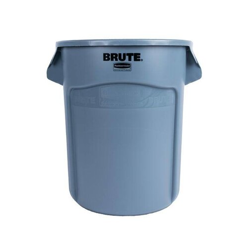 Rubbermaid Poubelle Ronde Rubbermaid - Brute - Gris - 75 Litres