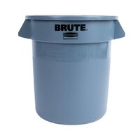 Poubelle Ronde Rubbermaid - Brute - Gris - 37 Litres