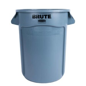 Rubbermaid Poubelle Ronde Rubbermaid - Brute - Gris - 121 Litres