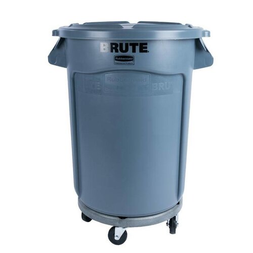 Rubbermaid Poubelle Ronde Rubbermaid - Brute - Gris - 121 Litres