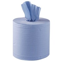 Rouleaux Bleus Jantex - 2 Plis - à Dévidage Central - Lot de 6