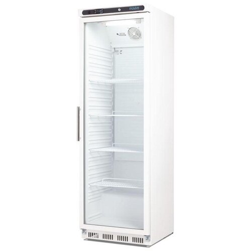 Polar Vitrine Réfrigérée Blanc | 400 Litres | 600x600x1850(h)mm