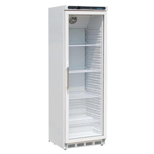 Polar Vitrine Réfrigérée Blanc | 400 Litres | 600x600x1850(h)mm