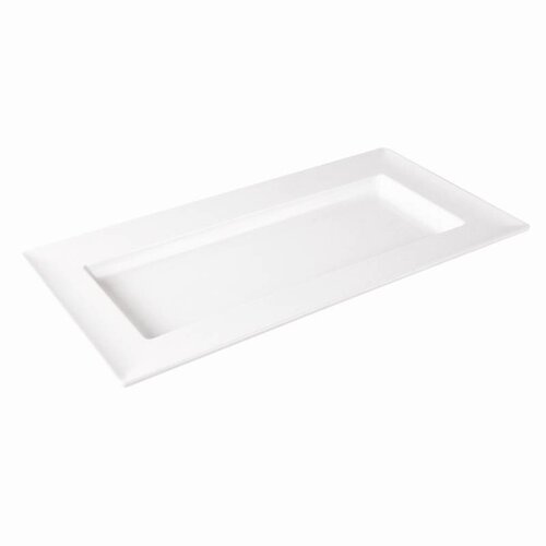 Dalebrook Plat Rectangulaire En Mélamine Blanc - Dalebrook - 375x178mm