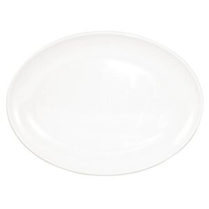CHRselect Assiette Creuses Ovales Mélamine - Kristallon - 225x158mm - 12 Pièces