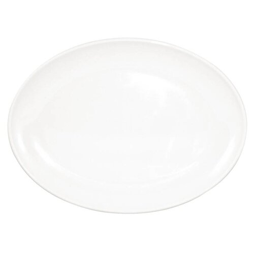 CHRselect Assiette Creuses Ovales Mélamine - Kristallon - 225x158mm - 12 Pièces