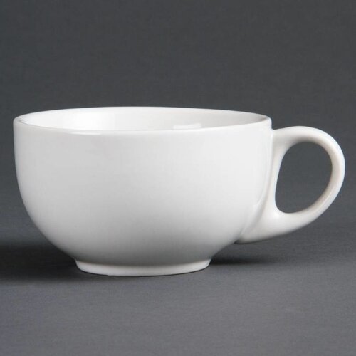 CHRselect Tasse à Cappuccino Blanche - Olympia - 284ml - 12 Pièces