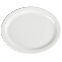Assiette Ovale Blanche - Olympia - 250x200mm - 6 Pièces