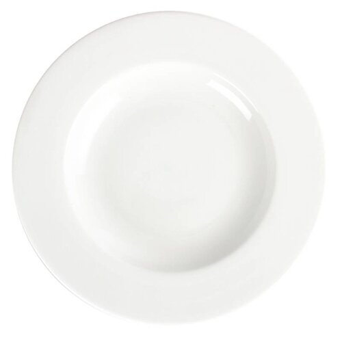 CHRselect Assiette à Pâte Blanche - Olympia - 310mm - 4 Pièces
