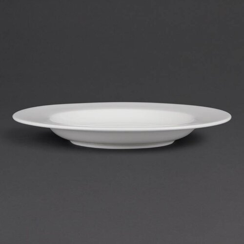 CHRselect Assiette à Pâte Blanche - Olympia - 310mm - 4 Pièces