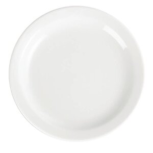 CHRselect Assiette à Bord Étroit Blanche - Olympia - 150mm - 12 Pièces