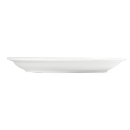 CHRselect Assiette à Bord Étroit Blanche - Olympia - 180mm - 12 Pièces