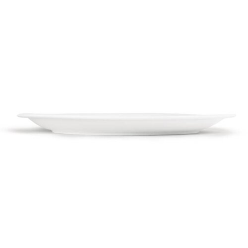 CHRselect Assiette à Bord Étroit Blanche - Olympia - 280mm - 6 Pièces