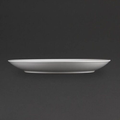 CHRselect Assiette Coupe Blanche - Olympia - 280mm - 6 Pièces