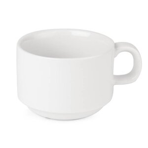 Athena Tasse à Café Athena - Porcelaine Blanche - 200ml - 24 Pièces