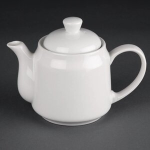 Athena Pot à Thé Athena - Porcelaine Blanche - 430ml - 4 Pièces