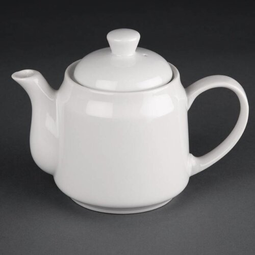 Athena Pot à Thé Athena - Porcelaine Blanche - 430ml - 4 Pièces